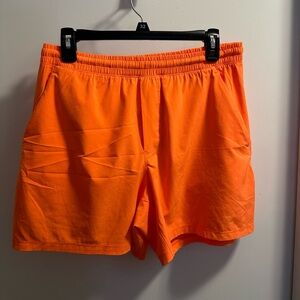 Pace Breaker Linerless Short 5" Highlighter Orange (2022) Size Large